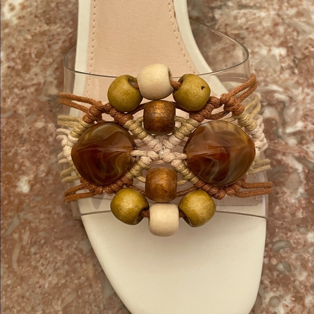 NTN Cecelia New York Anna Belle Beaded Block Heel Sandal - Picture 3 of 8